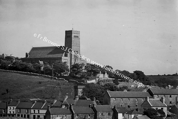 CHURCH AND TOWN FROM A DISTANCE